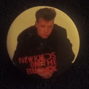 New kids on the block button pin